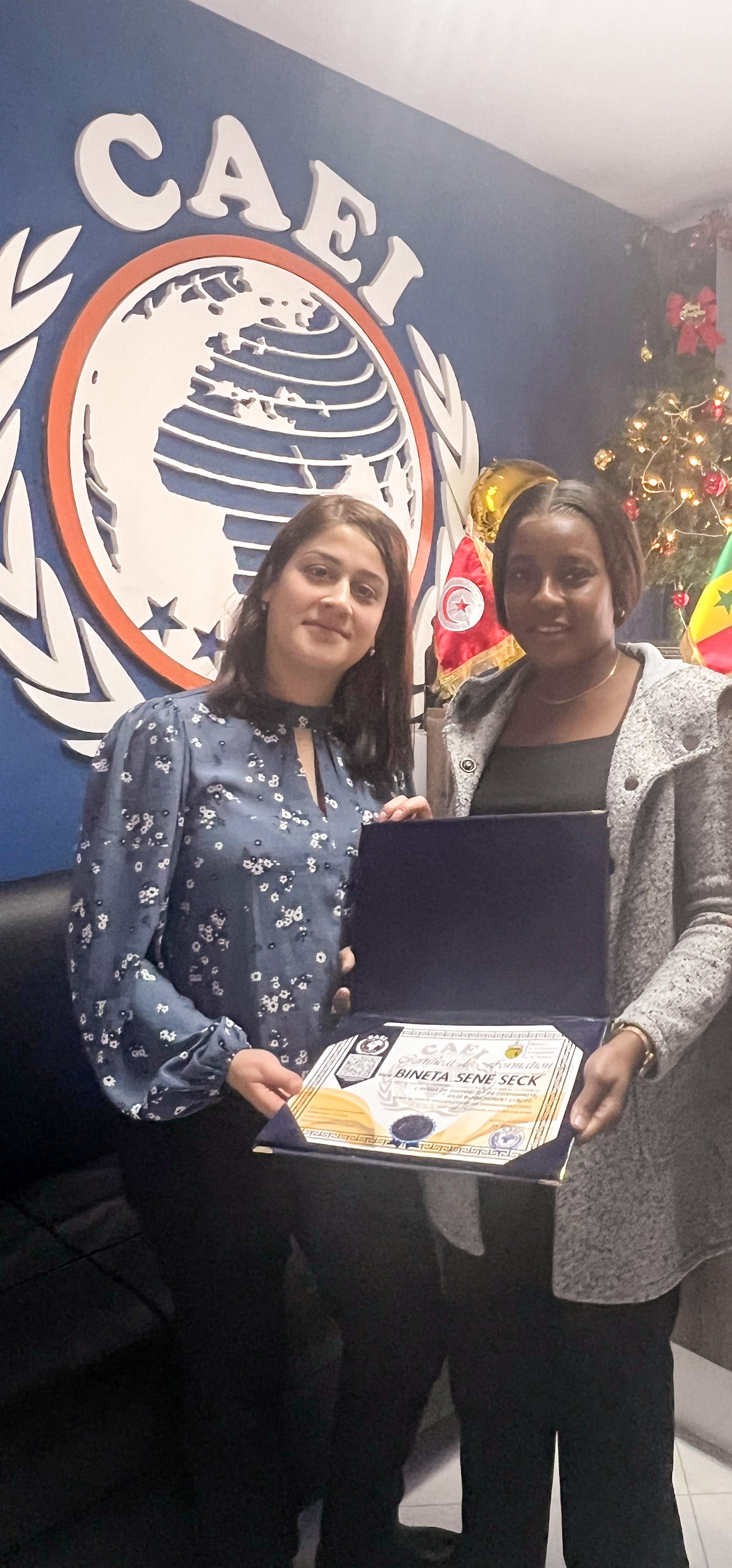 Remise de certificats